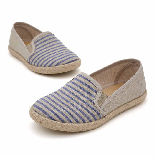 Alpargata Yute Rayas Azul
