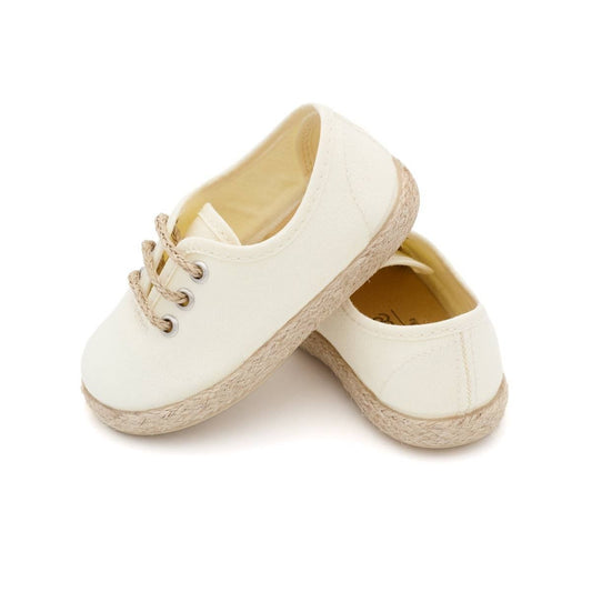 Blucher Niño Yute Lona Beige