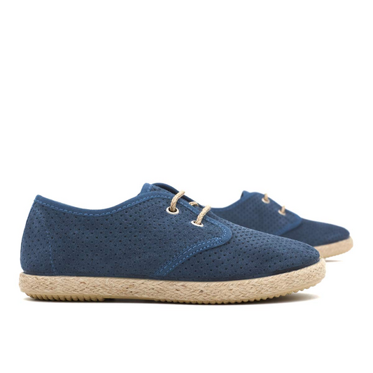 Blucher Yute Serraje Azul