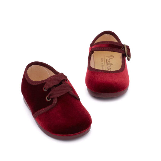 Blucher Terciopelo Burdeos
