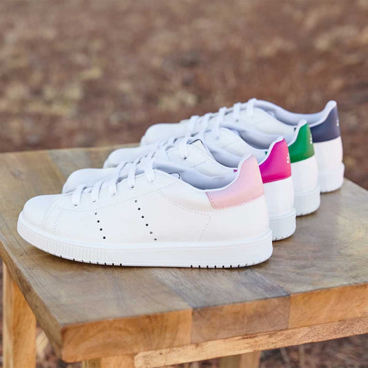 Zapatillas Blancas y Verde Titanitos