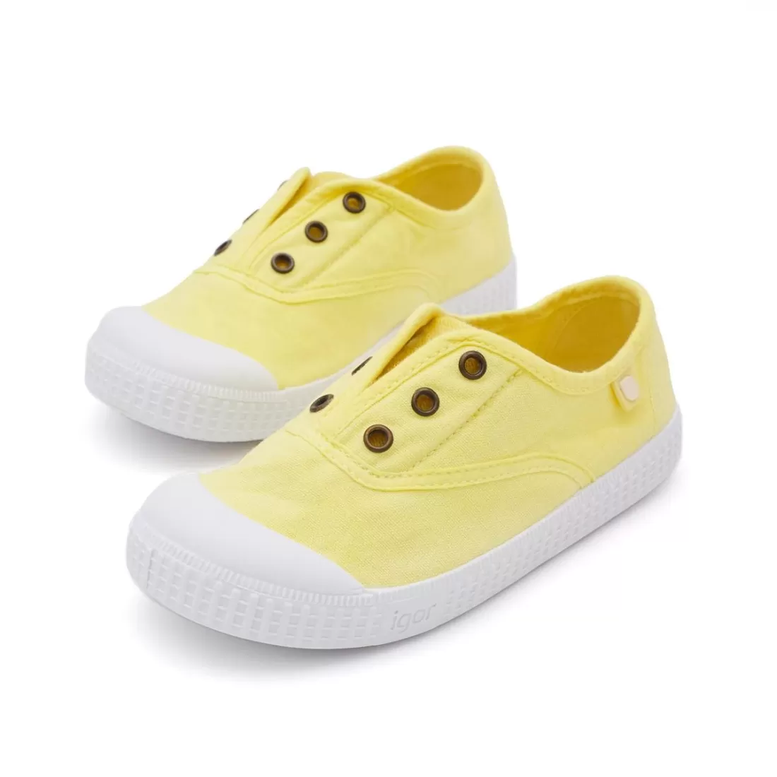 ZAPATILLA 100% ALGODÓN NIÑOS AMARILLO