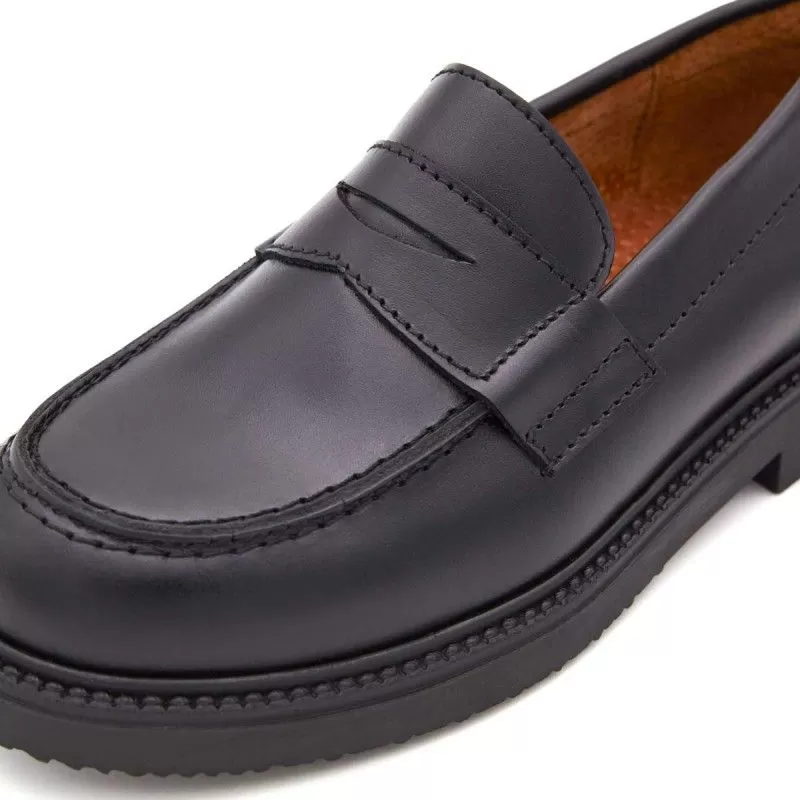 COLEGIAL MOCASIN PIEL NEGRO