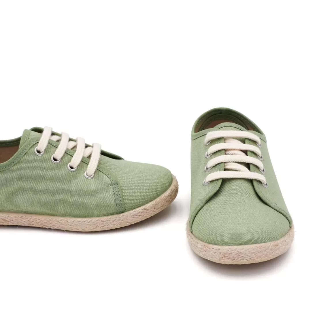 BLUCHER YUTE LONA VERDE HOJA