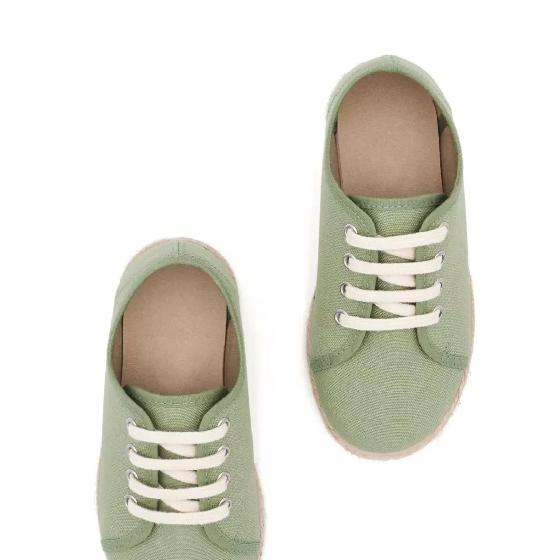 BLUCHER YUTE LONA VERDE HOJA