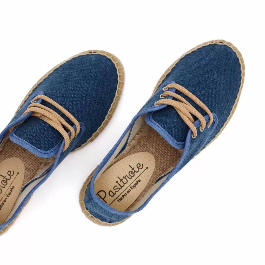 ALPARGATAS MUJER CORDONES AZUL