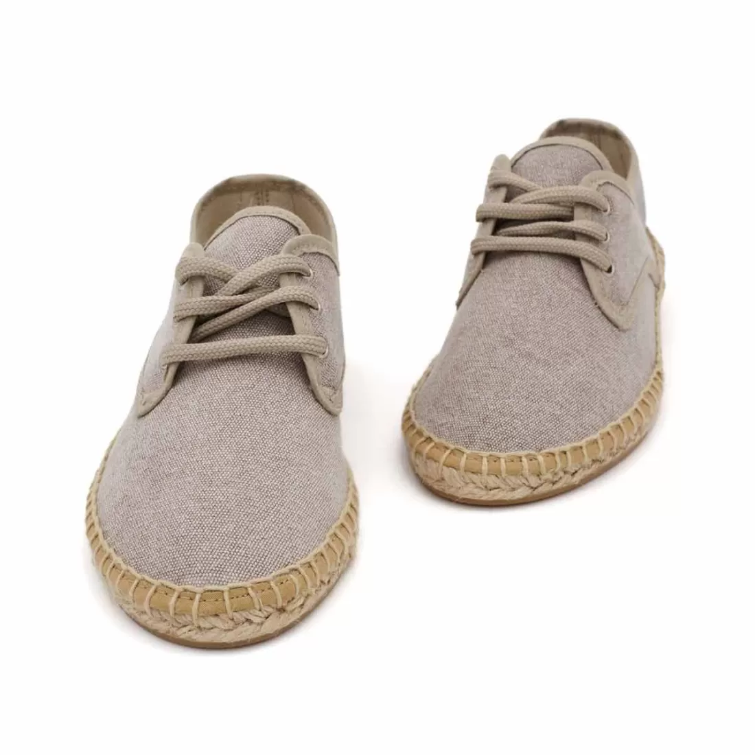 ALPARGATAS MUJER CORDONES BEIGE