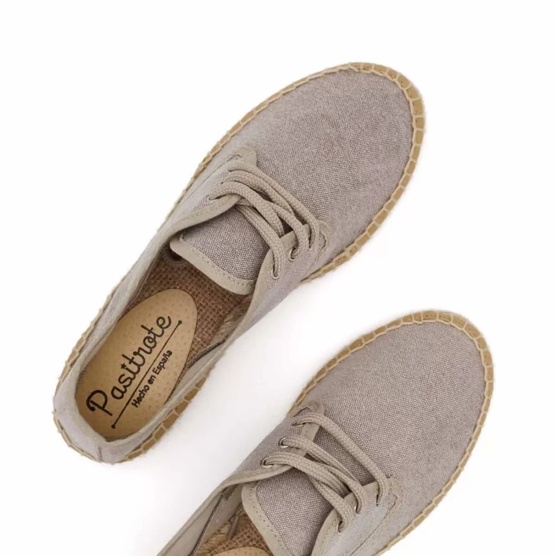 ALPARGATAS MUJER CORDONES BEIGE