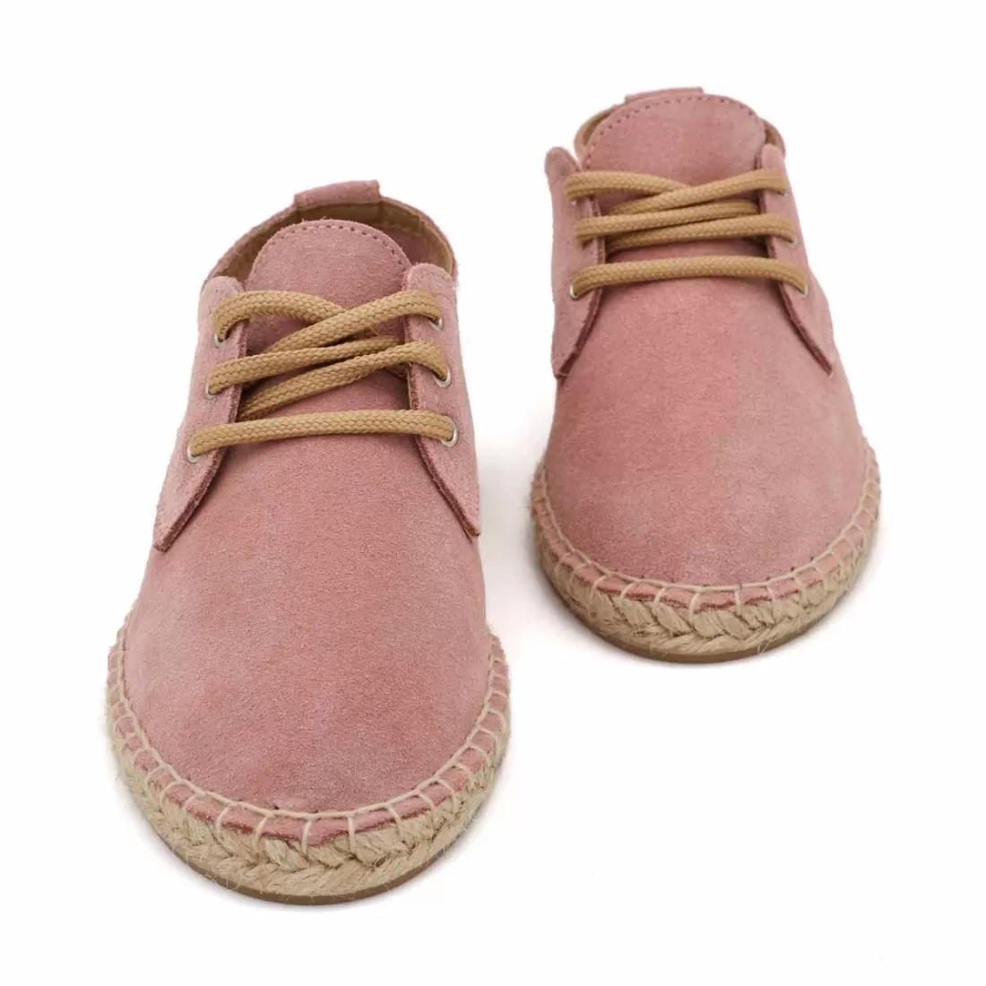 ALPARGATAS MUJER CORDONES ROSA