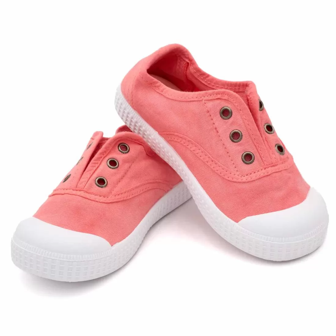 ZAPATILLA 100% ALGODÓN NIÑOS CORAL