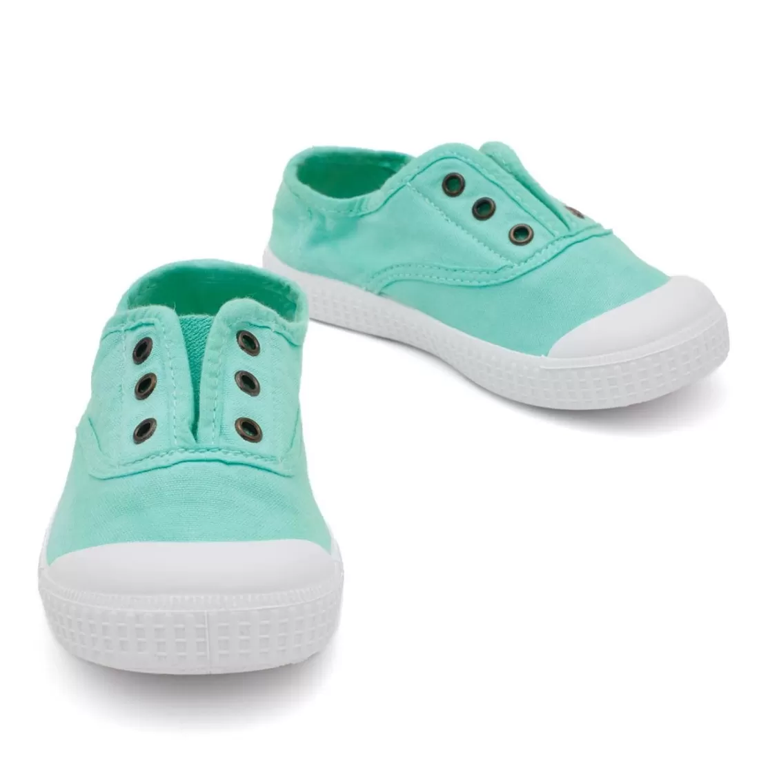 ZAPATILLA 100% ALGODÓN NIÑOS MENTA