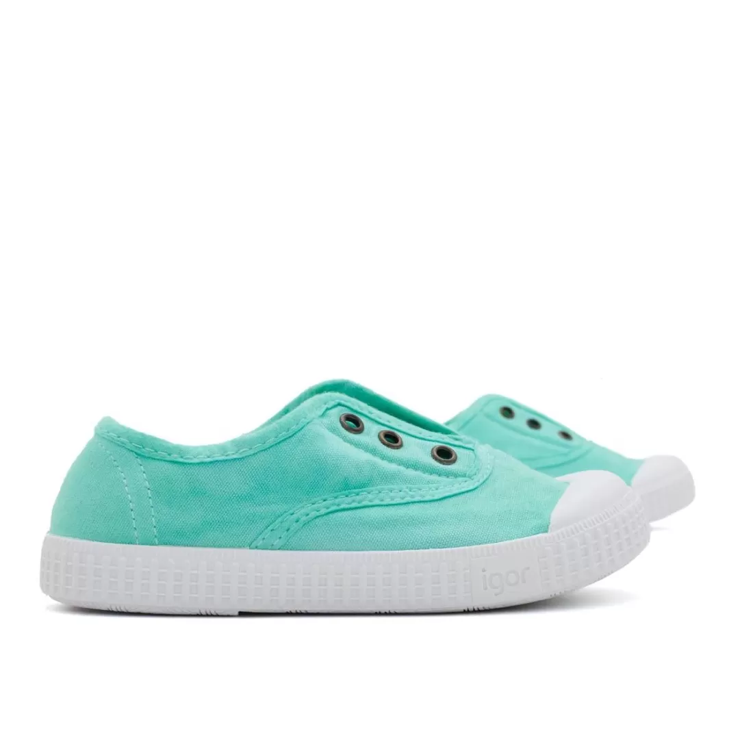 ZAPATILLA 100% ALGODÓN NIÑOS MENTA