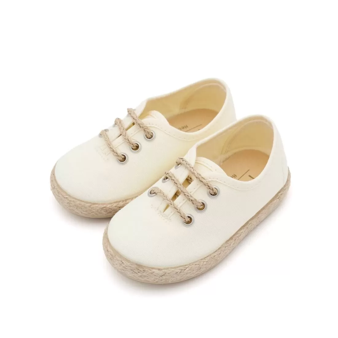 BLUCHER NIÑO YUTE LONA BEIGE