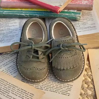 ZAPATO INGLÉS BEBÉ VERDE