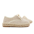 Natural Linen Blucher Espadrille