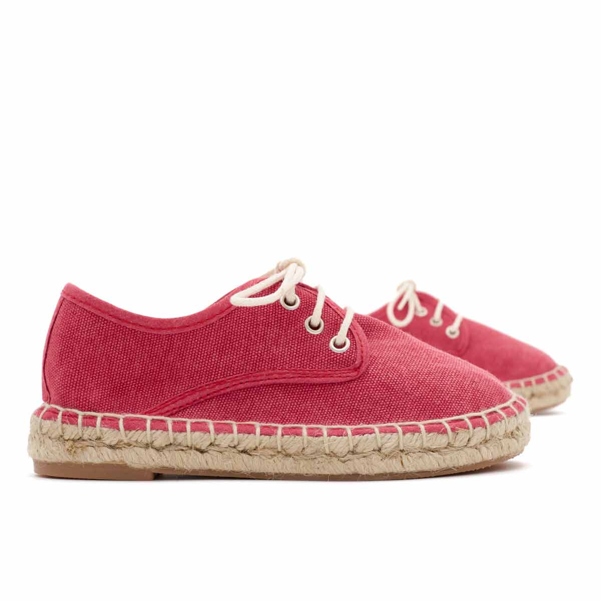 Alpargata Blucher Lona Fresa