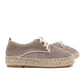 Taupe Suede Blucher Espadrille