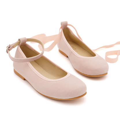 Bailarinas Lazos Elásticos y Pulseras Ante Nude