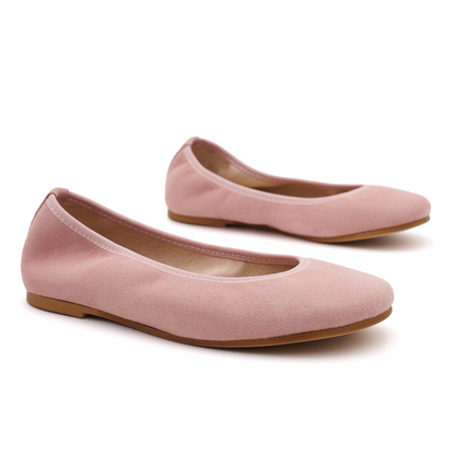 Bailarinas Niña Cintas Ante Rosa