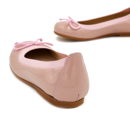 Bailarinas Niña Piel Charol Nude