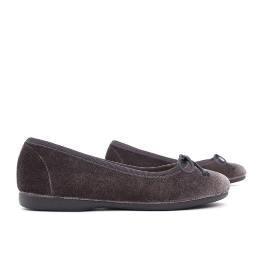 Bailarinas Terciopelo Gris