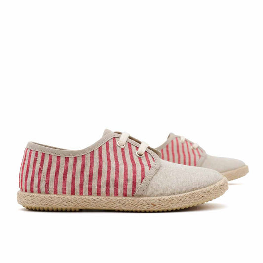 Blucher Yute Rayas Rojo