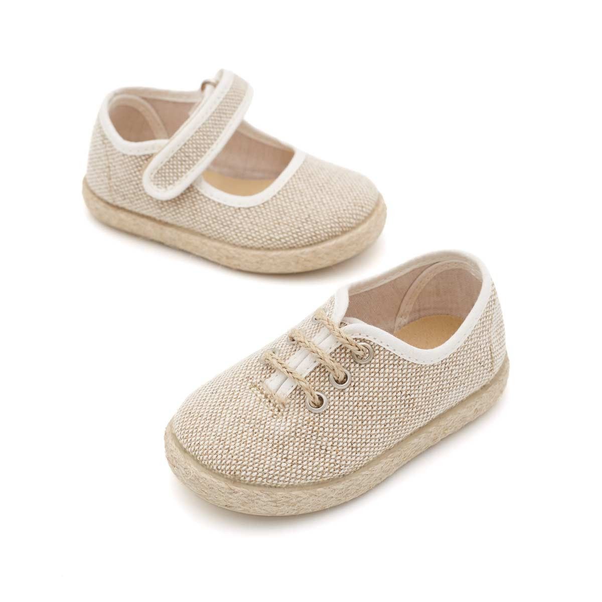 Blucher Niño Yute Lino Natural