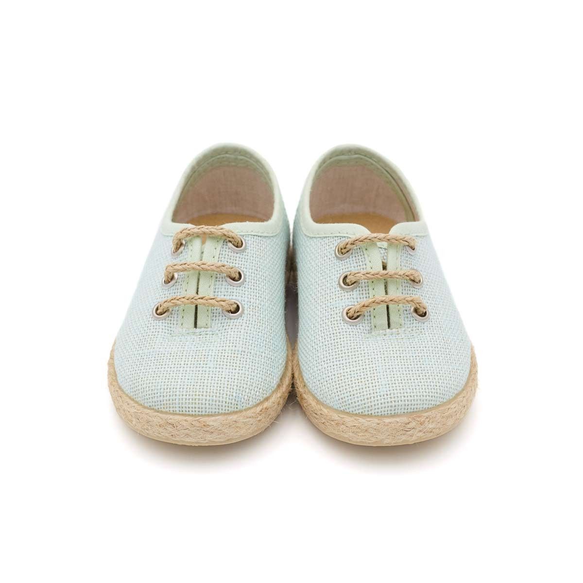 Blucher Niño Yute Lino Salvia