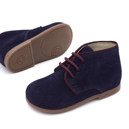 Botas Bebé Serraje Azul Marino